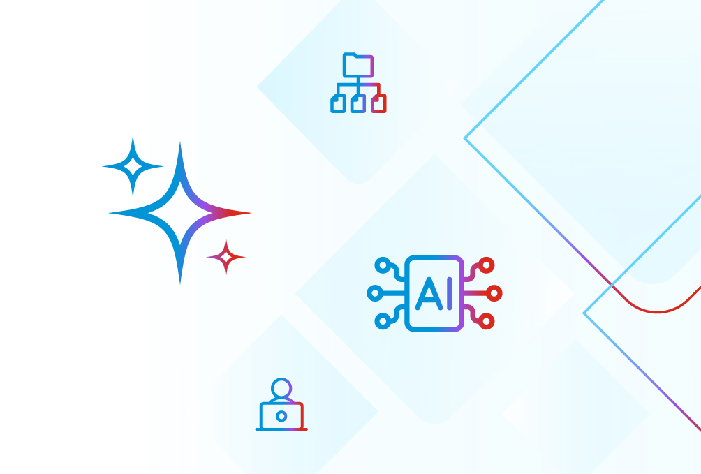 AI-assisted workflow illustration