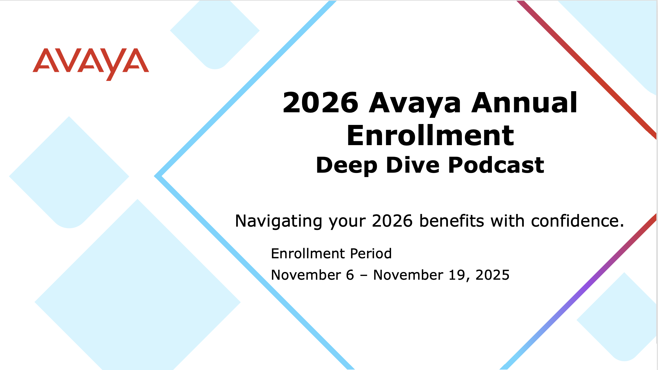 Avaya 2026 Benefits Enrollment: A Comprehensive Guide for Employees