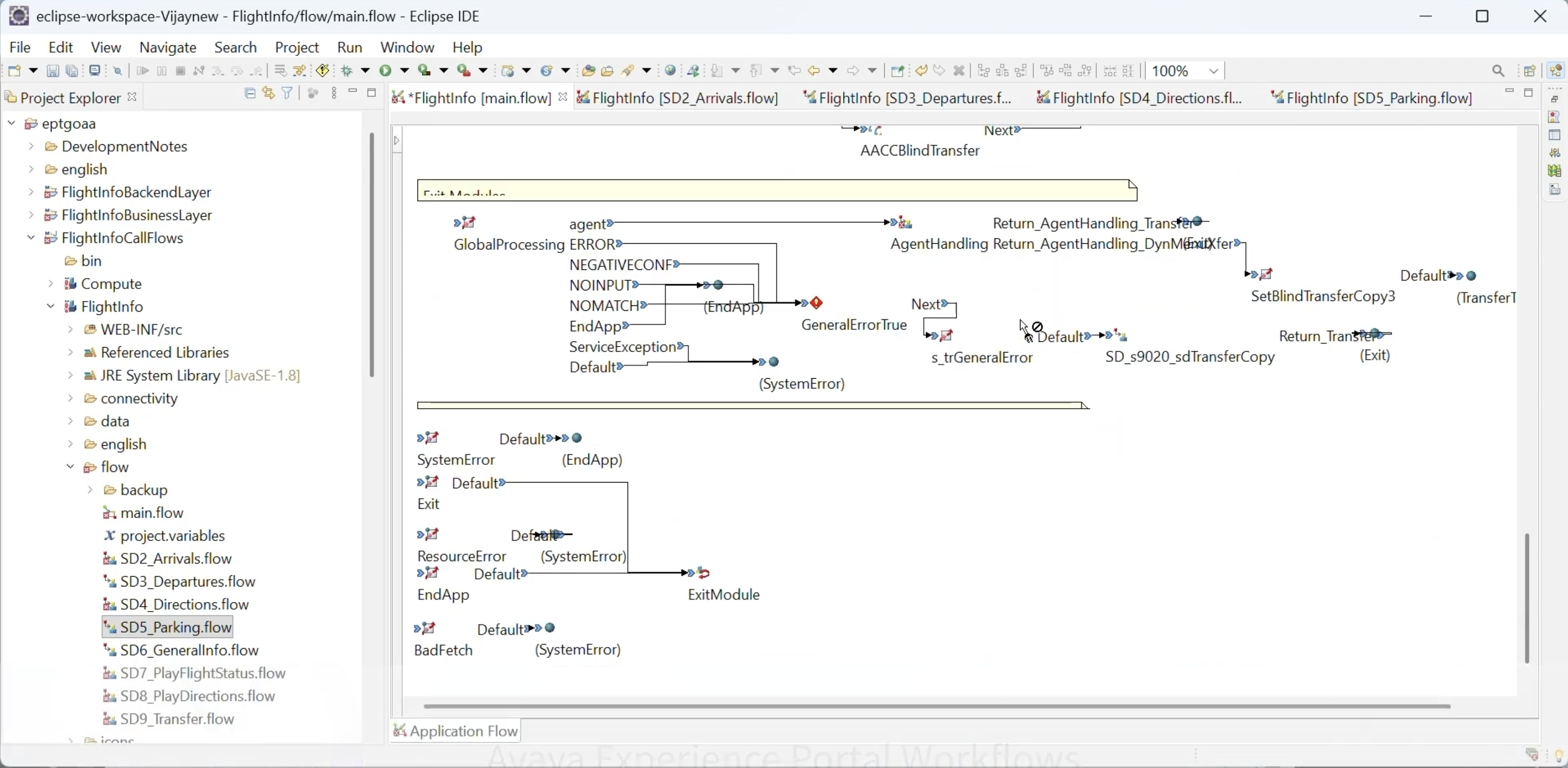 An existing Avaya Orchestration Designer application provides source material for AI-assisted workflow modernization.
