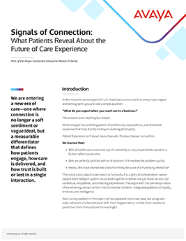 What Patients Reveal about the Future of Customer Experience report cover