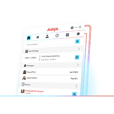 Avaya Aura laptop graphics