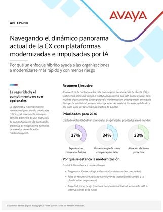 La realidad híbrida: cómo modernizar la CX sin interrumpir la continuidad del negocio