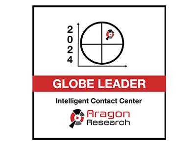2024 Aragon Research Globe for Intelligent Contact Center Logo