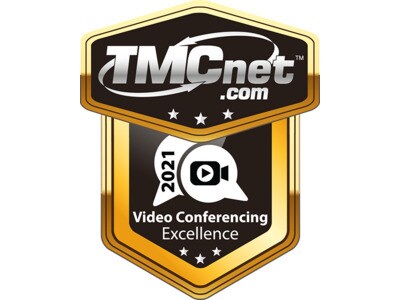 TMC 2021 Video Conferencing Excellence Award Logo