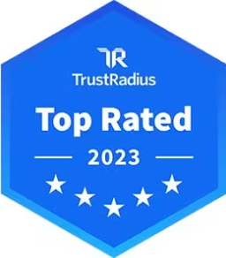 TrustRadius Top Rated 2023 logo